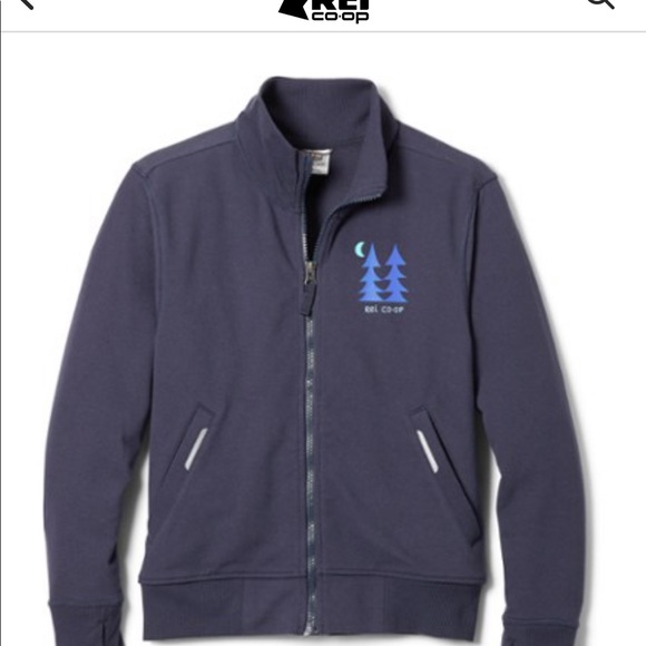 NWT REI Ridgerider Hoodie for Boys Green or Blue - Picture 7 of 11